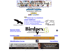 Tablet Screenshot of bird-stamps.org